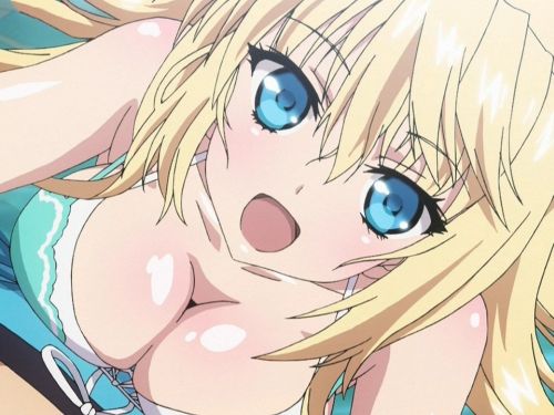 10年前のアニメの巨乳ヒロイン、主人公の股間に乳を押し当ててしまうｗｗｗｗのトップ画像